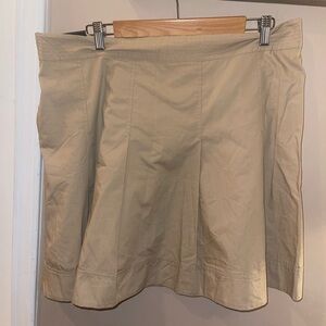 Banana Republic Beige khaki A-Line Skirt size 18 NWT